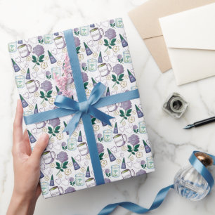 Papier Cadeau Fête des Mères Lavande
