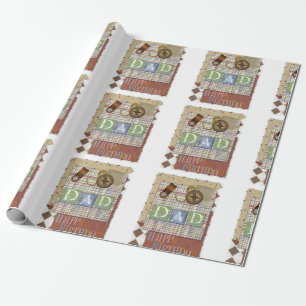 PAPIER CADEAU FÊTE DES PÈRES