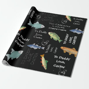 Papier Cadeau Fête des pères ou anniversaire personnalisée