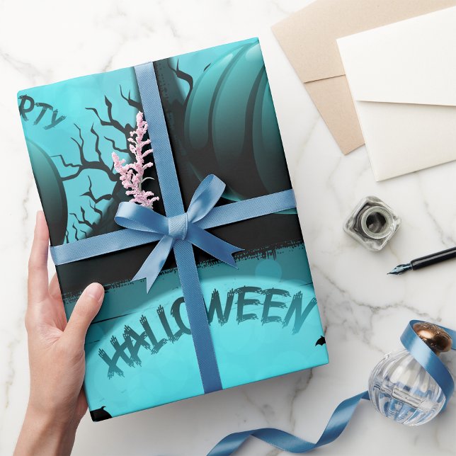 Papier Cadeau Fête d'Halloween (Créateur téléchargé)