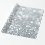 Papier Cadeau Fête Douce Glamour Bokeh Paillettes Argentées 16 A<br><div class="desc">Papier Cadeau</div>