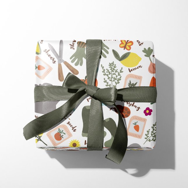 Papier Cadeau Fête du jardin (Créateur téléchargé)