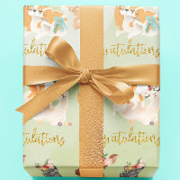 Fête Prénatale Maman Bébé Animaux Félicitations