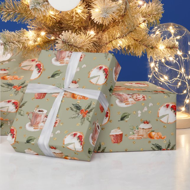 Papier Cadeau Fêtes de Noël (Vacances)