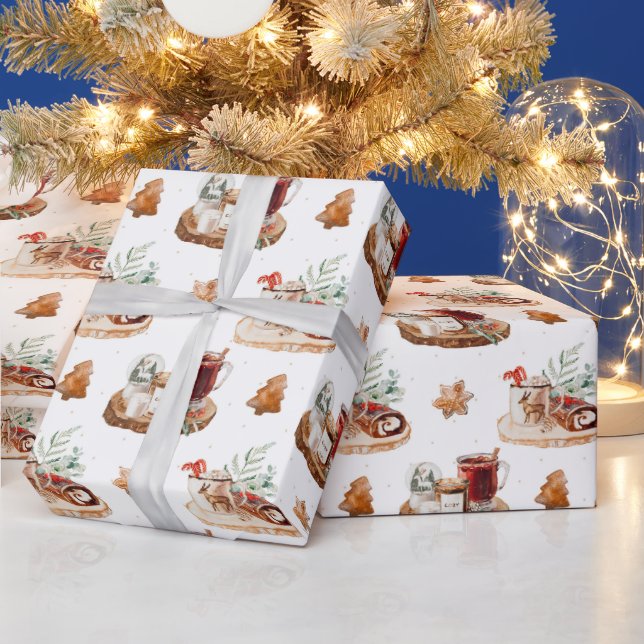Papier Cadeau Fêtes de Noël (Vacances)