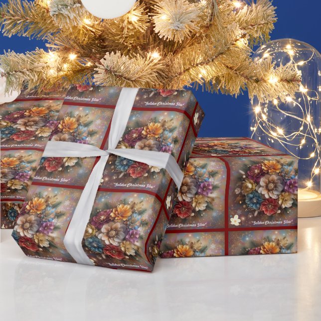Papier Cadeau "Fêtes florales" (Vacances)
