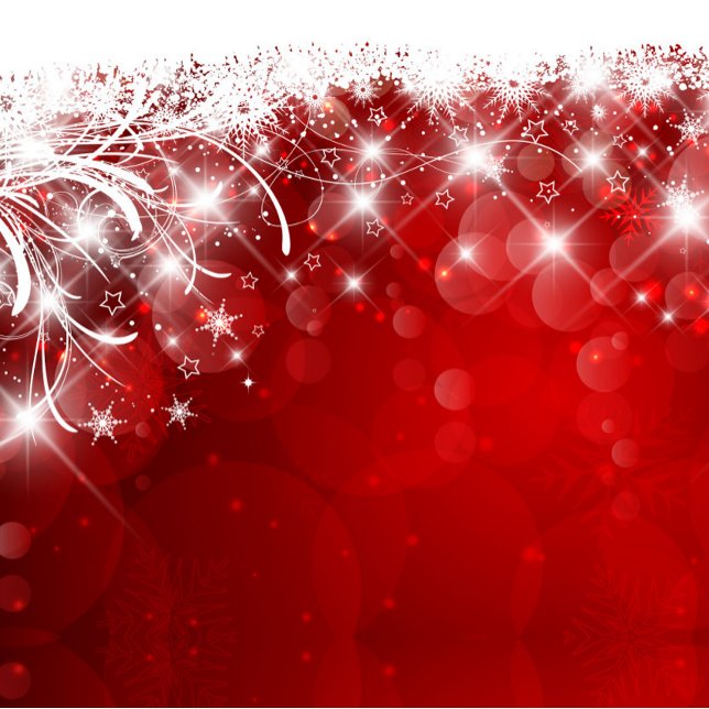 Papier Cadeau Fêtes rouges (Beautiful Red Holiday Christmas Wrapping Paper!)