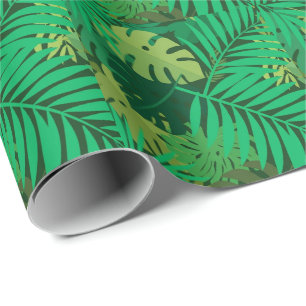 Papier Cadeau Feuillage luxuriant de la jungle tropicale