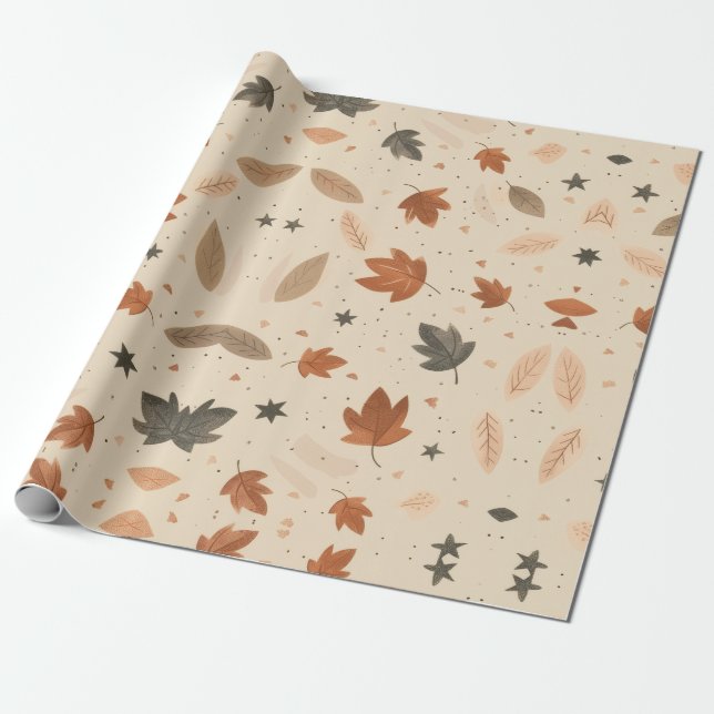 PAPIER CADEAU FEUILLE (Déroulé)