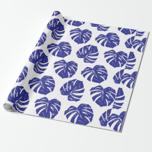 Papier Cadeau Feuille de palmier tropical motif