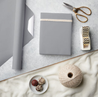 Papier Cadeau feuille grise simple de matériau partiellement dér
