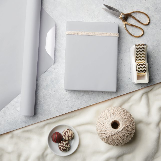 Papier Cadeau feuille ou fond gris clair (Artisanat)