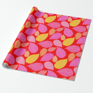 Papier Cadeau Feuilles d'automne.