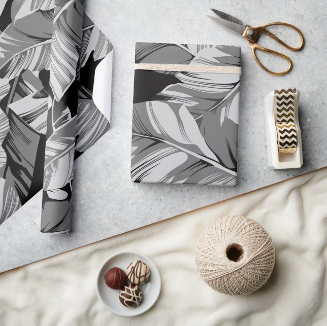 Papier Cadeau Feuilles de bananier 3 (Artisanat)