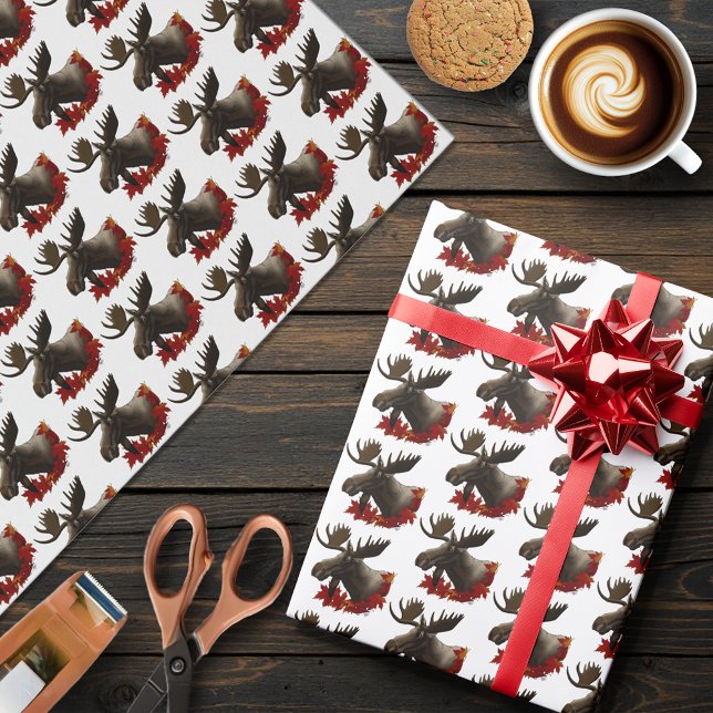 Papier Cadeau Feuilles de l'érable rouge orignal (Créateur téléchargé)