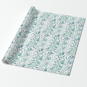 Papier Cadeau Feuilles et succursales transparents
