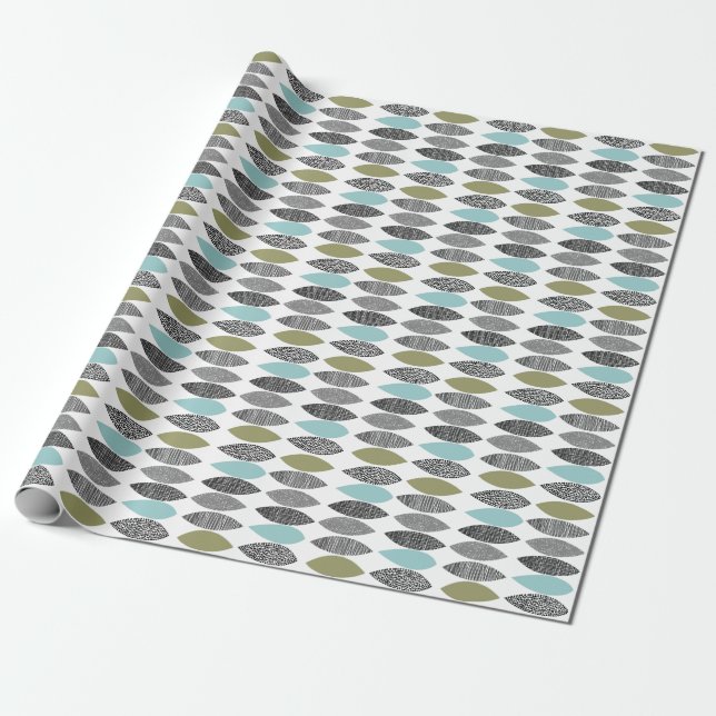 Papier Cadeau Feuilles texturés 01a (Déroulé)