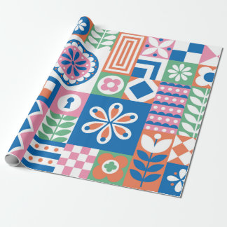 Papier Cadeau Feuilles tropicaux. Motif sans couture botanique.