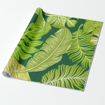 feuilles vertes tropicales