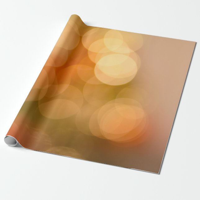 Papier Cadeau Feux de bokee orange (Déroulé)