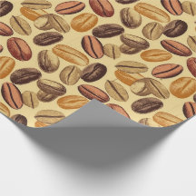 Fèves de café Rustique Motif Vintage No2