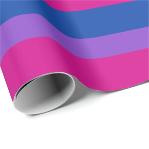 Papier Cadeau Fierté bisexuelle, Gras Gras, GRIPPE LGBTQ