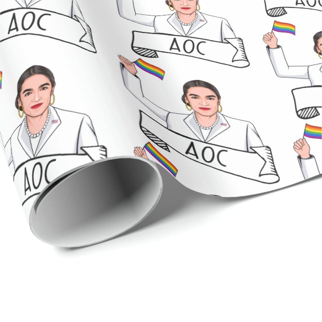 Papier Cadeau Fierté de l'AOC (Coin rond)