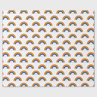 Papier Cadeau Fierté gay arc-en-ciel. L'amour est l'amour.