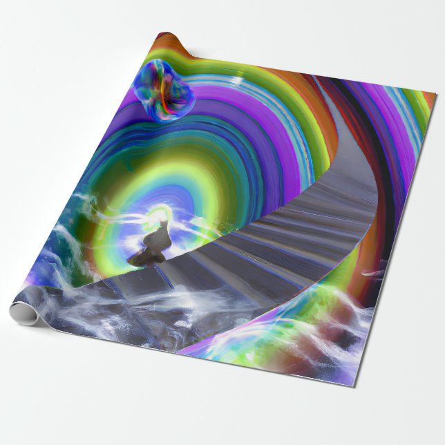 Papier Cadeau Figure de mystère au Stargate interdimensionnel (Déroulé)