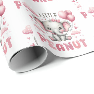 Papier Cadeau Fille adorable petite cacahuète