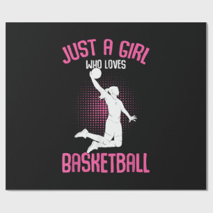 Papier Cadeau Fille de basketball Femmes