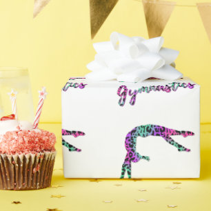 Papier Cadeau Fille de gymnastique sauvage   Gymnastique Poster