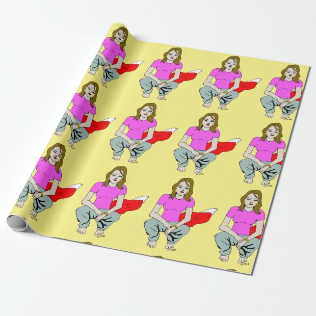 Papier Cadeau fille foy (Déroulé)