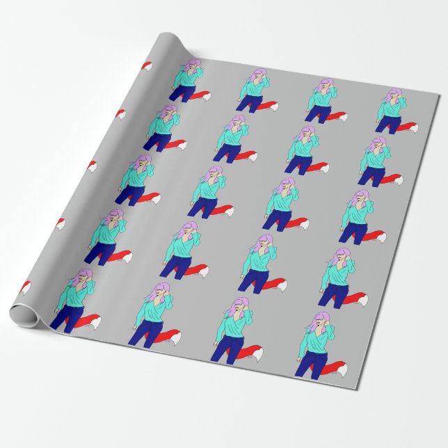 Papier Cadeau fille foy (Déroulé)