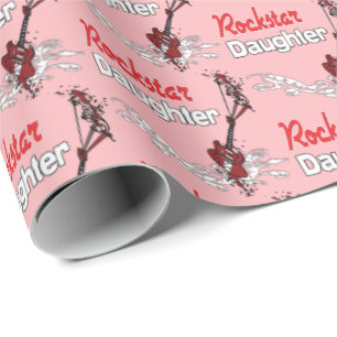 Papier Cadeau Fille Rockstar