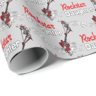 Papier Cadeau Fille Rockstar