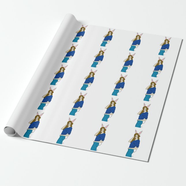 Papier Cadeau fillette (Déroulé)