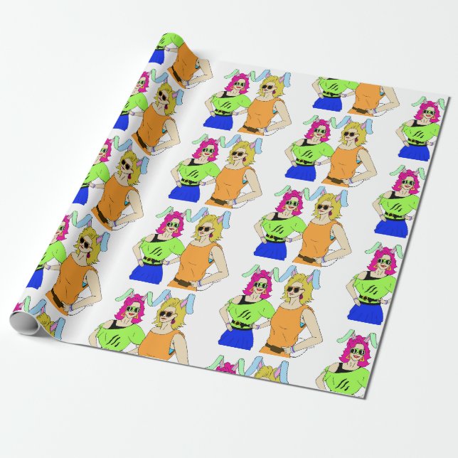 Papier Cadeau fillette (Déroulé)