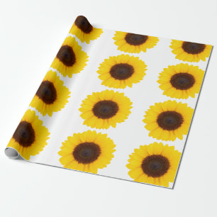 Papier Cadeau Film d'emballage de tournesol