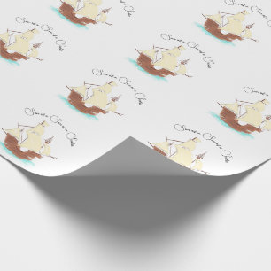 Papier Cadeau Fils d'un fils de marin pirate