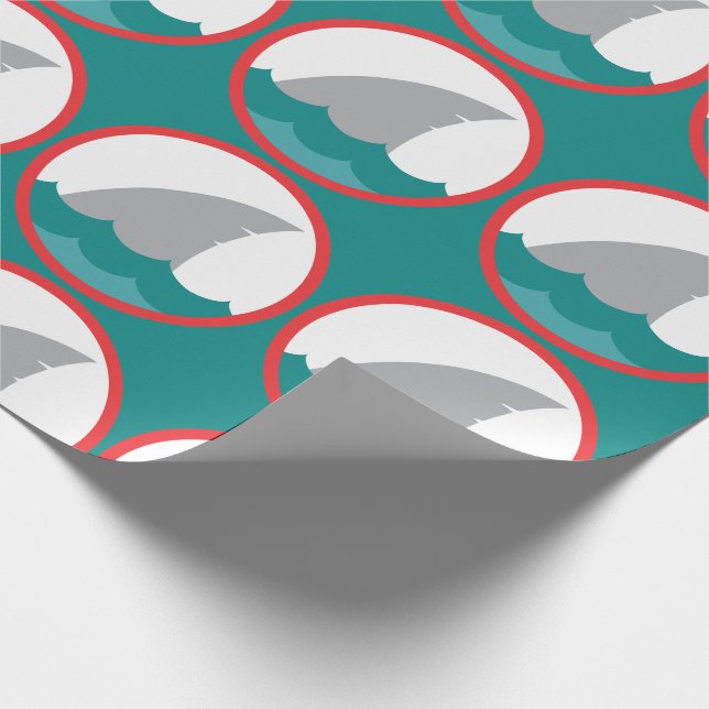 Papier Cadeau Fin de requin (Coin)