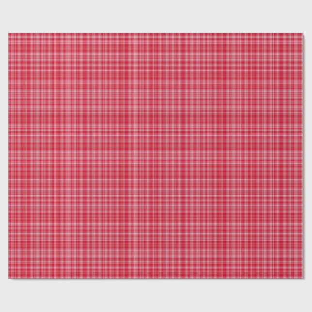 Papier Cadeau Fine Ruby Plaid (Plat)