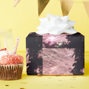 Papier Cadeau Fireworks 17 papier d'emballage brillant