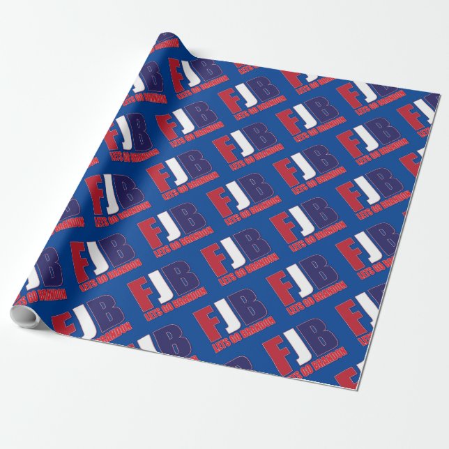 Papier Cadeau FJB - Lets Go Brandon (Déroulé)