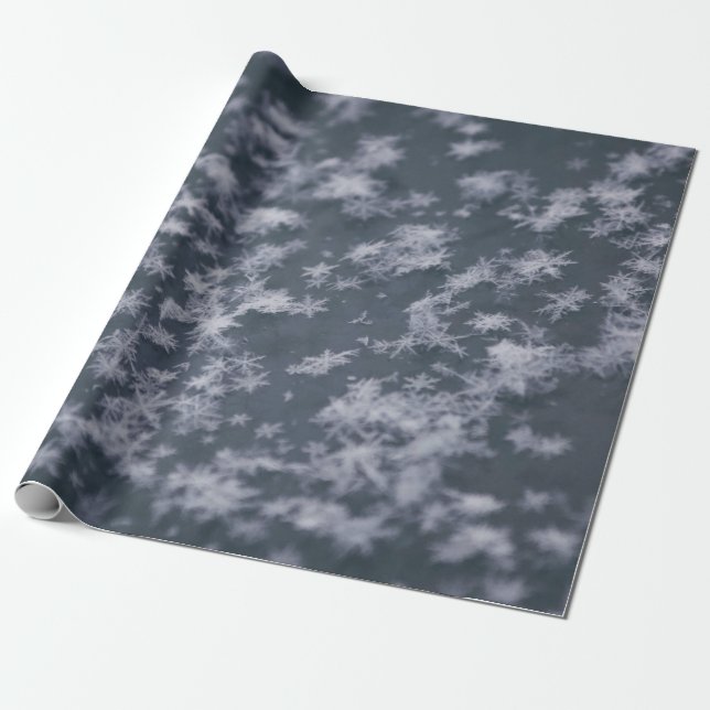 Papier Cadeau Flacons de neige (Déroulé)