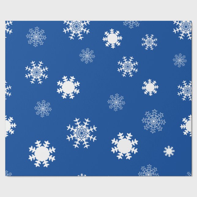 Papier Cadeau Flacons Monochromatiques Bleus Joueurs (Couture)