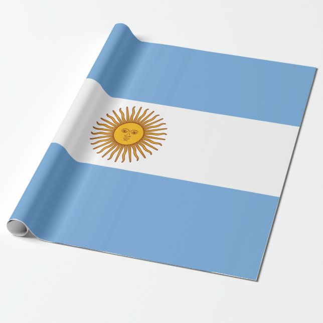 Papier Cadeau Flag of Argentina (Déroulé)