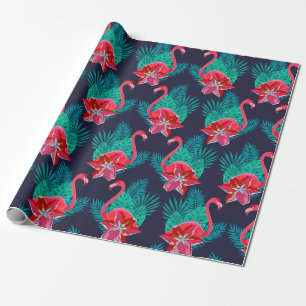Papier Cadeau Flamant rose