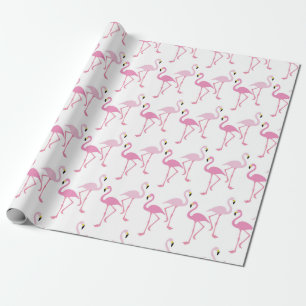 Papier Cadeau Flamant rose