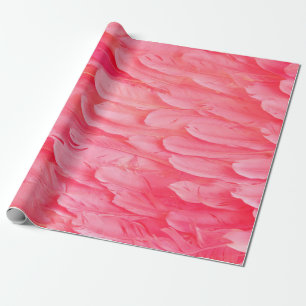 Papier Cadeau Flamant rose rose Feathersflamingo, plume, rose, t